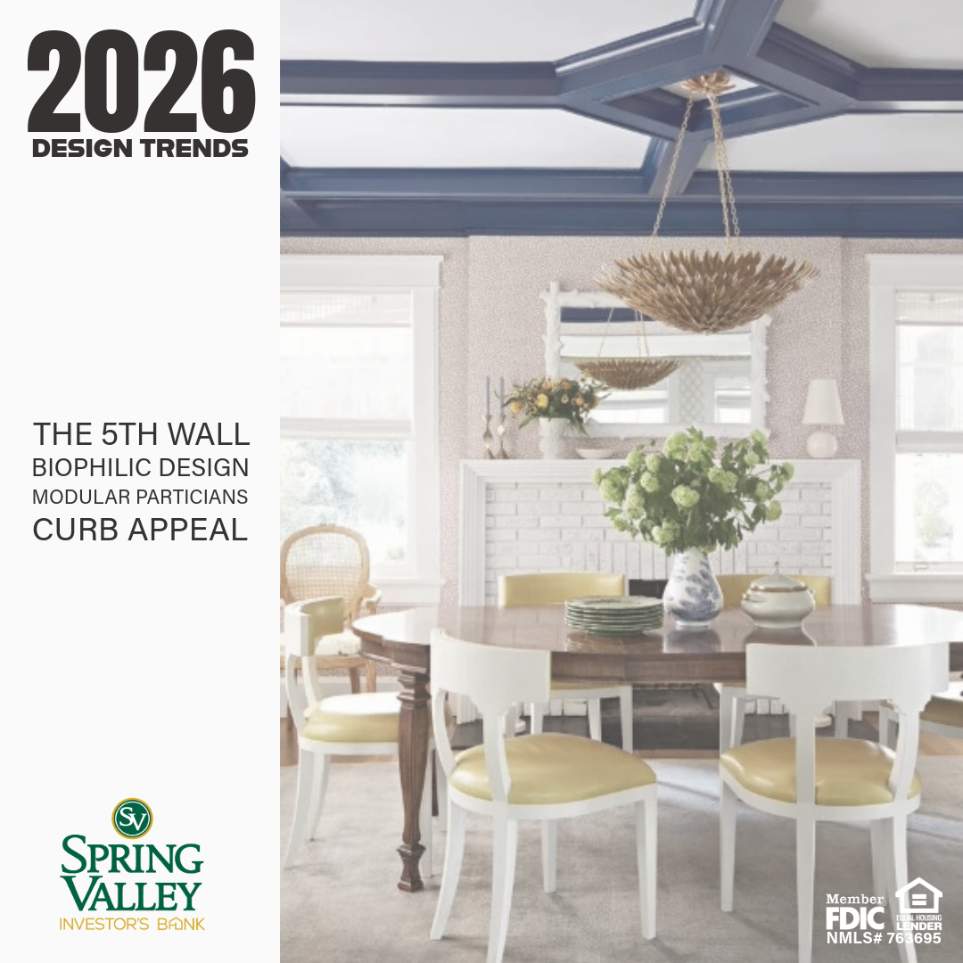 Dining room from 2026 design trends